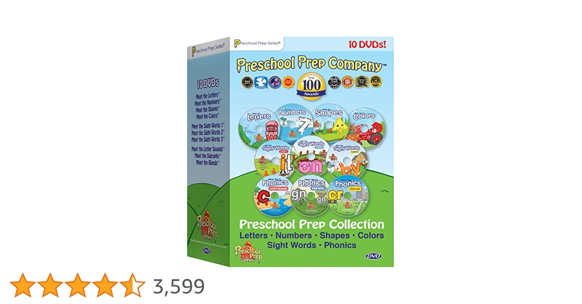 Preschool Prep Series Collection - 10 DVD Boxed Set (Meet